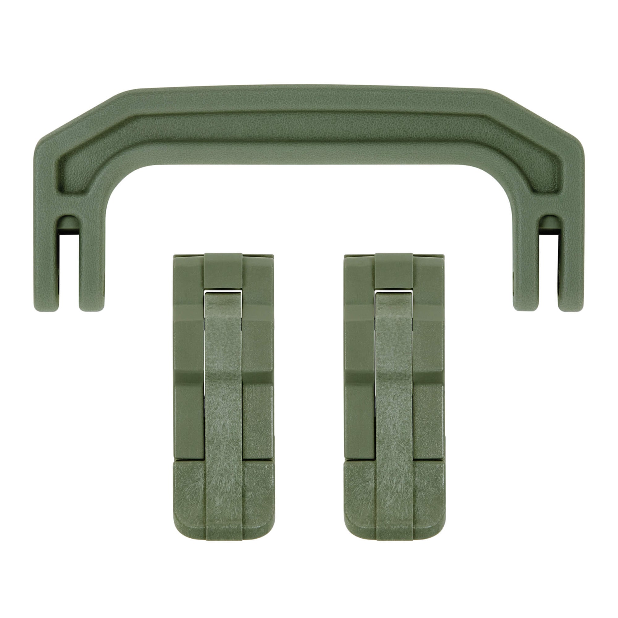 Pelican 1170 Replacement Handle & Latches, OD Green (Set of 1 Handle, 2 Latches) ColorCase 