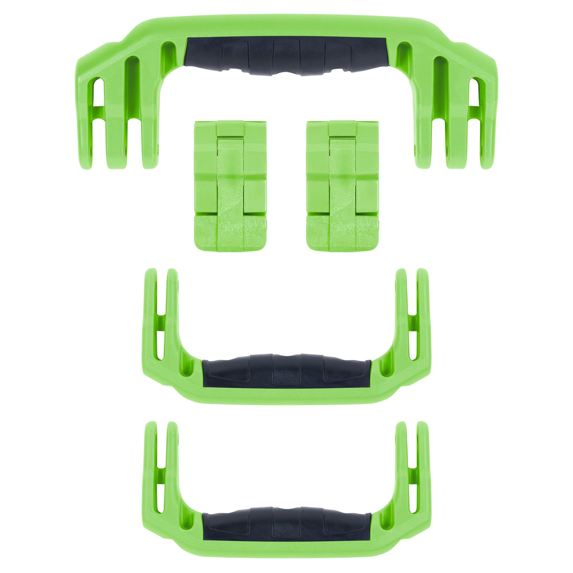 Pelican 1460 Replacement Handles & Latches, Lime Green (Set of 3 Handles, 2 Latches) ColorCase 