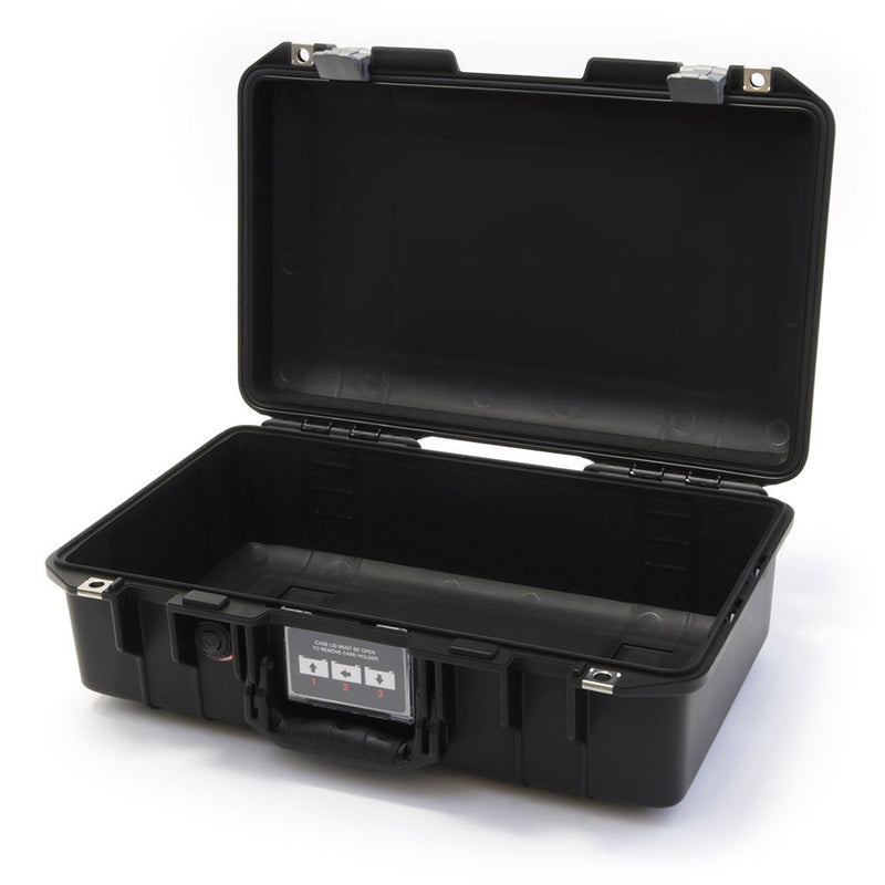 Pelican 1485 Air Case, Black with Silver Latches ColorCase 