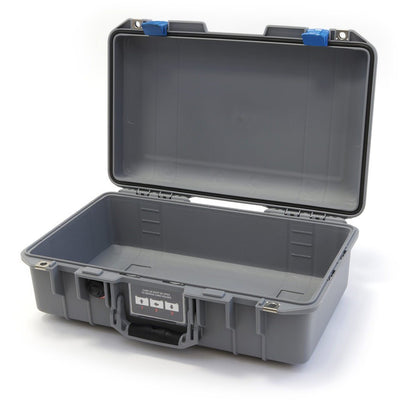 Pelican 1485 Air Case, Silver with Blue Latches None (Case Only) ColorCase 014850-0000-180-120