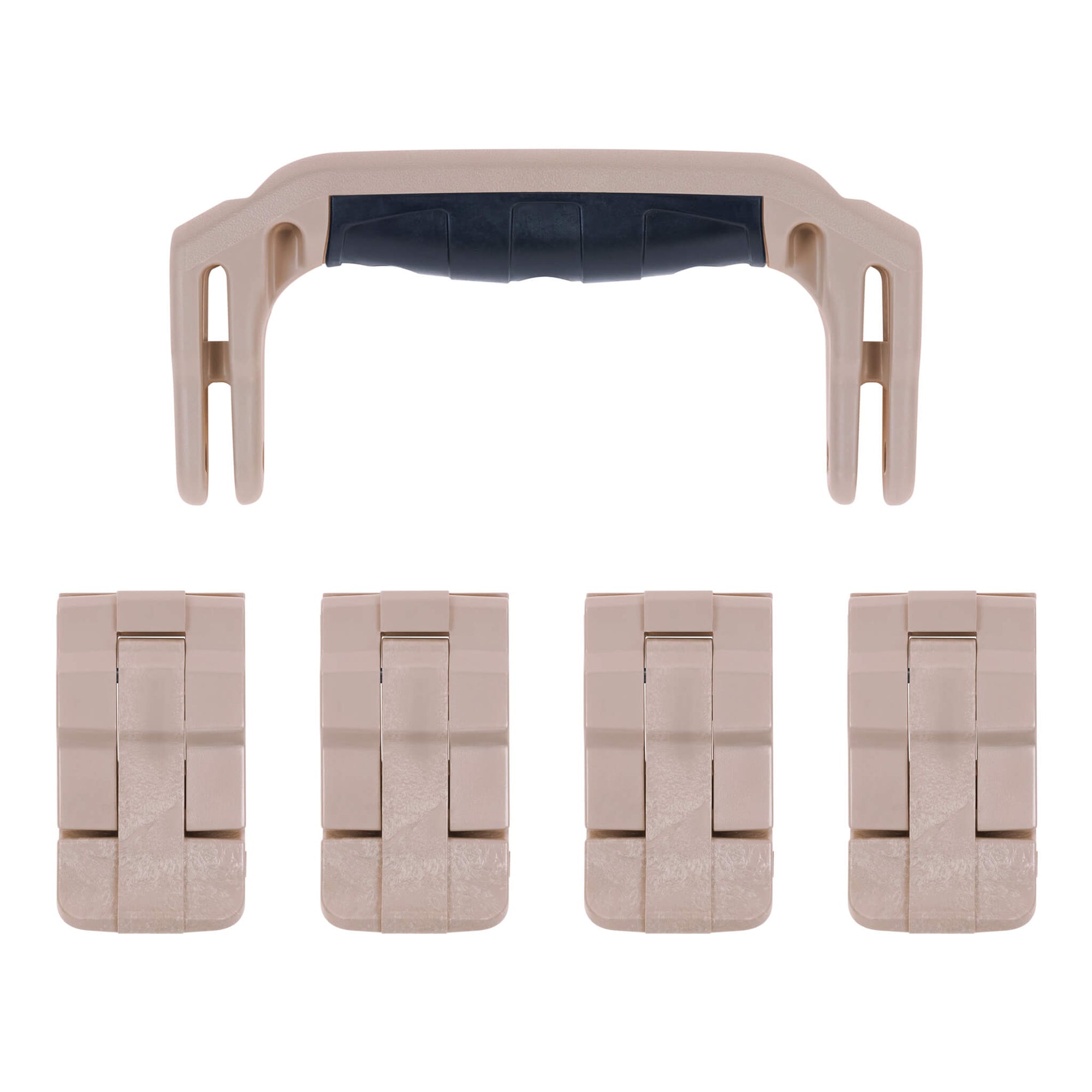 Pelican 1495 Replacement Handle & Latches, Desert Tan (Set of 1 Handle, 4 Latches) ColorCase 