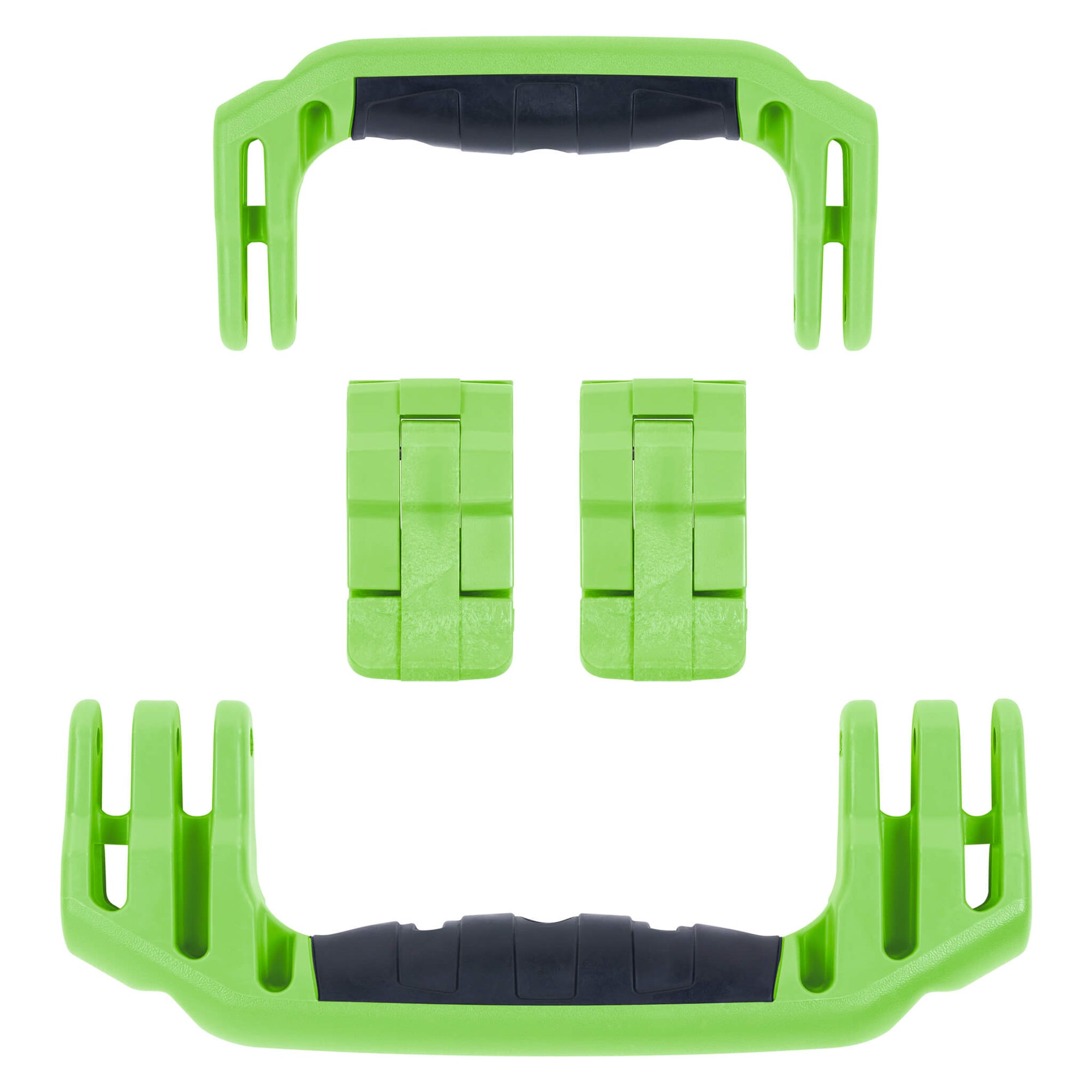 Pelican 1510 Replacement Handles & Latches, Lime Green (Set of 2 Handles, 2 Latches) ColorCase 