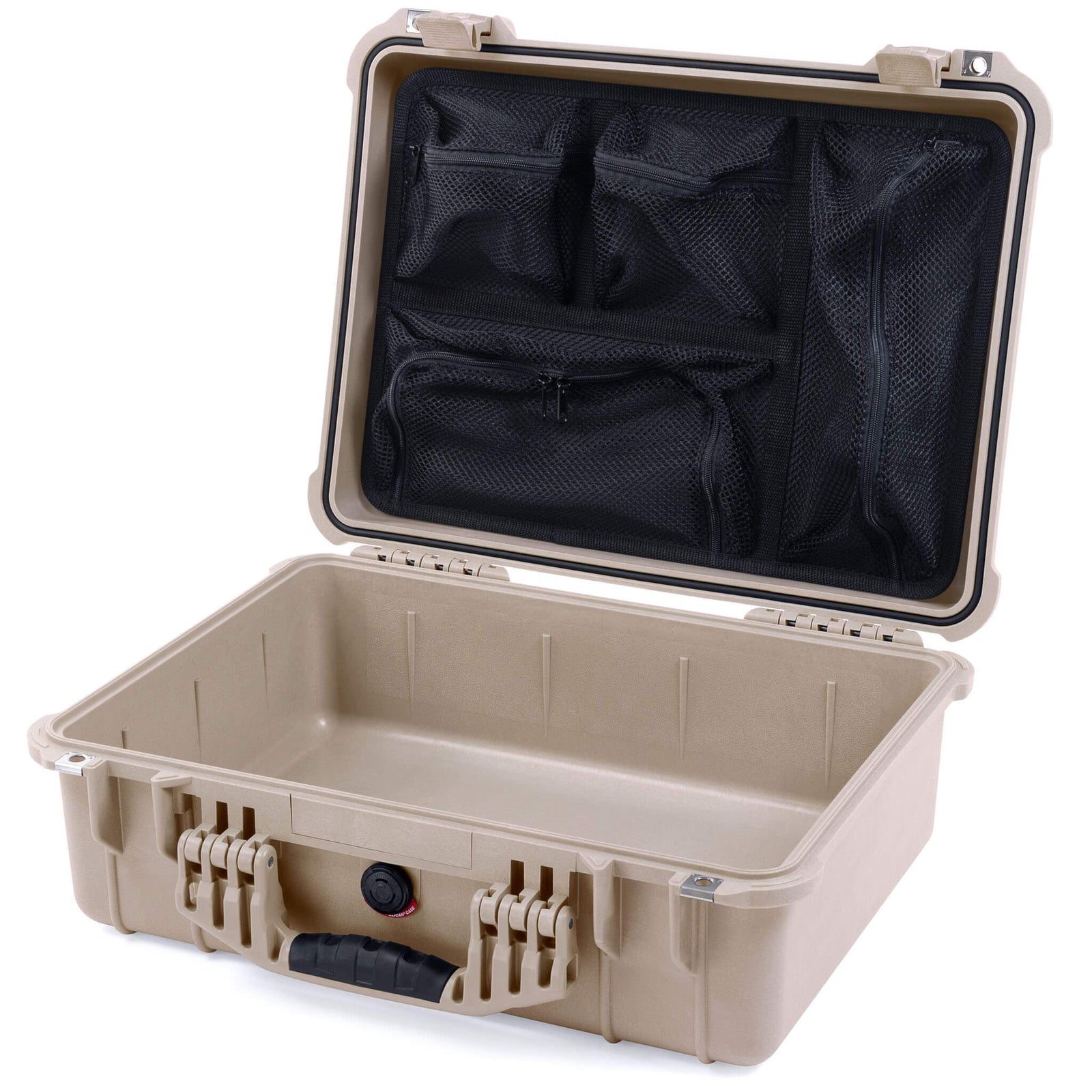 Pelican 1520 Case, Desert Tan Mesh Lid Organizer Only ColorCase 015200-0100-310-310