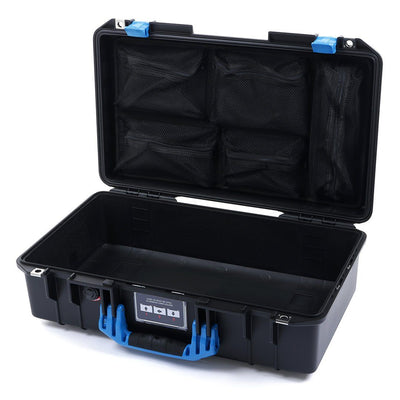 Pelican 1525 Air Case, Black with Blue Handle & Latches Mesh Lid Organizer Only ColorCase 015250-0100-110-120
