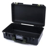 Pelican 1525 Air Case, Black with OD Green Handle & Latches None (Case Only) ColorCase 015250-0000-110-130