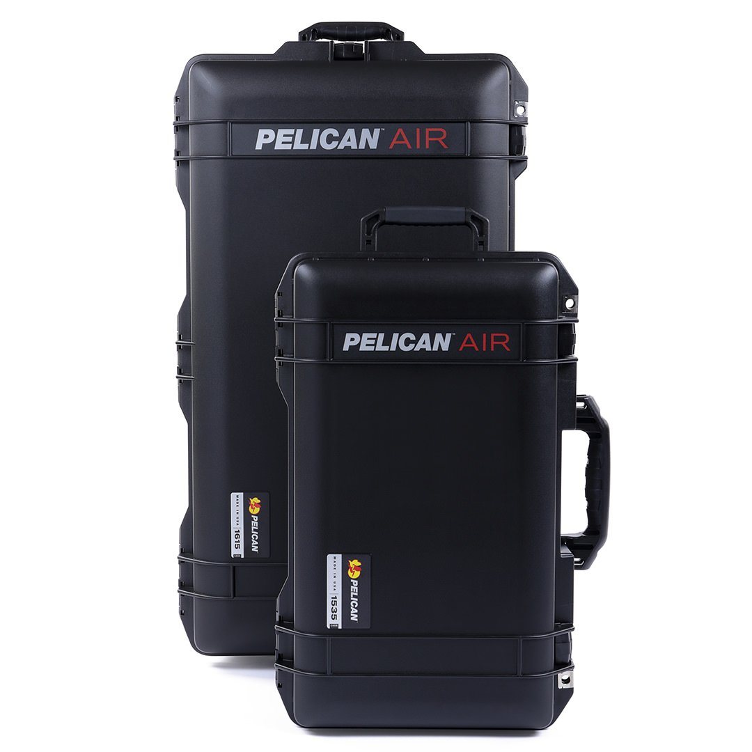 Pelican 1535 & 1615 Air Case Bundle, Black ColorCase