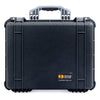 Pelican 1550 Case, Black with Silver Handle & Latches ColorCase