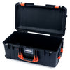 Pelican 1556 Air Case, Black with Orange Handles & Latches None (Case Only) ColorCase 015560-0000-110-150