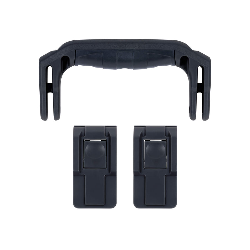 Pelican 1557 Air Replacement Handle & Latches, Black, Push-Button (Set of 1 Handle, 2 Latches) ColorCase 