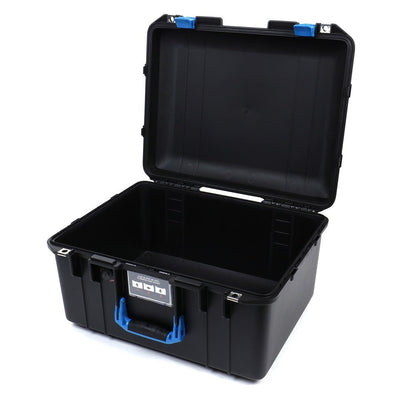 Pelican 1557 Air Case, Black with Blue Handle & Latches None (Case Only) ColorCase 015570-0000-110-120