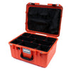 Pelican 1557 Air Case, Orange with Black Handle & Latches TrekPak Divider System with Mesh Lid Organizer ColorCase 015570-0120-150-110