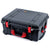 Pelican 1560 Case, Black with Red Handles & Latches ColorCase 