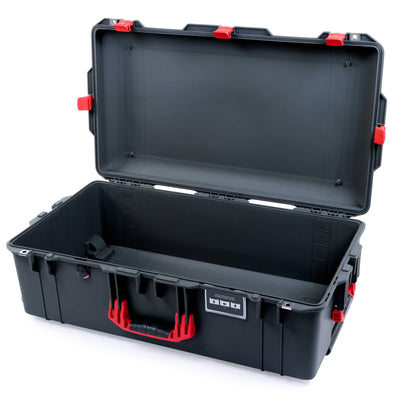 Pelican 1615 Air Case, Charcoal with Red Handles & Latches None (Case Only) ColorCase 016150-0000-520-320