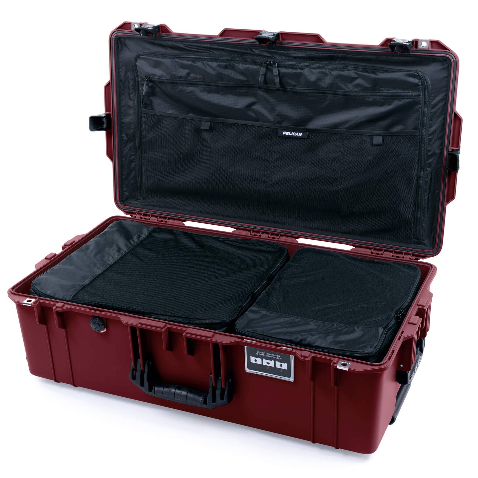 Pelican 1615TRVL Air Travel Case with Locking TSA Latches, Oxblood ColorCase