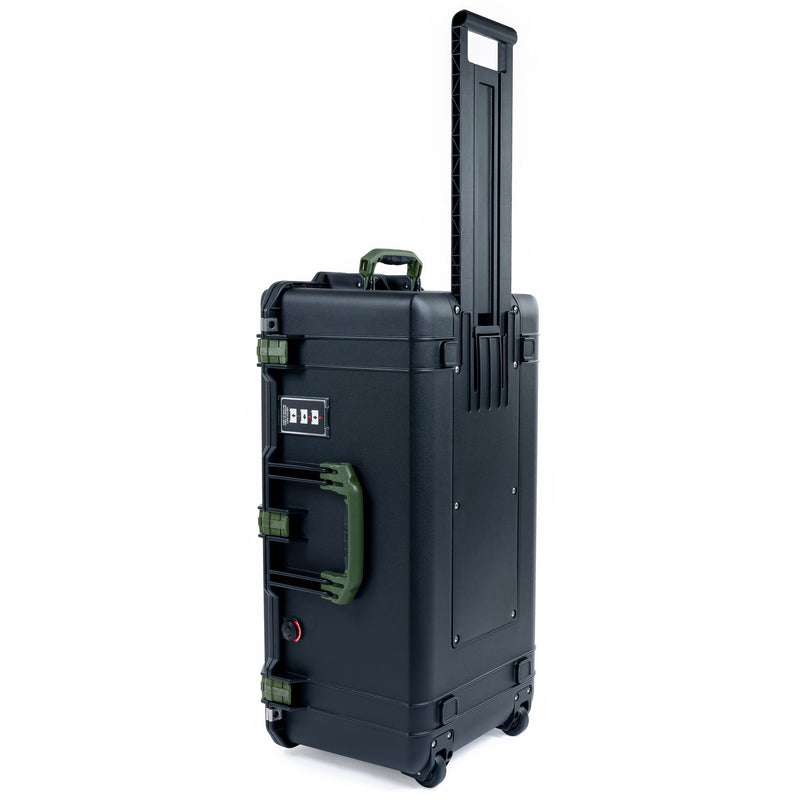 Pelican 1626 Air Case, Black with OD Green Handles & Latches ColorCase 