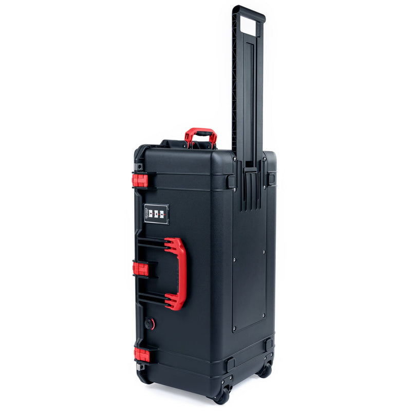 Pelican 1626 Air Case, Black with Red Handles & Latches ColorCase 