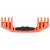 Pelican Rubber Overmolded Replacement Handle, Large, Orange (4-Prong) ColorCase 