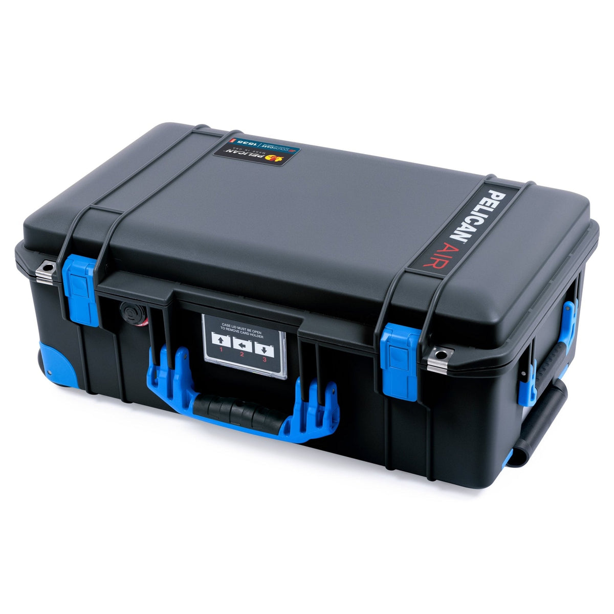 Pelican 1535 Air Carry-on Case - Black &amp; Blue Trolley
