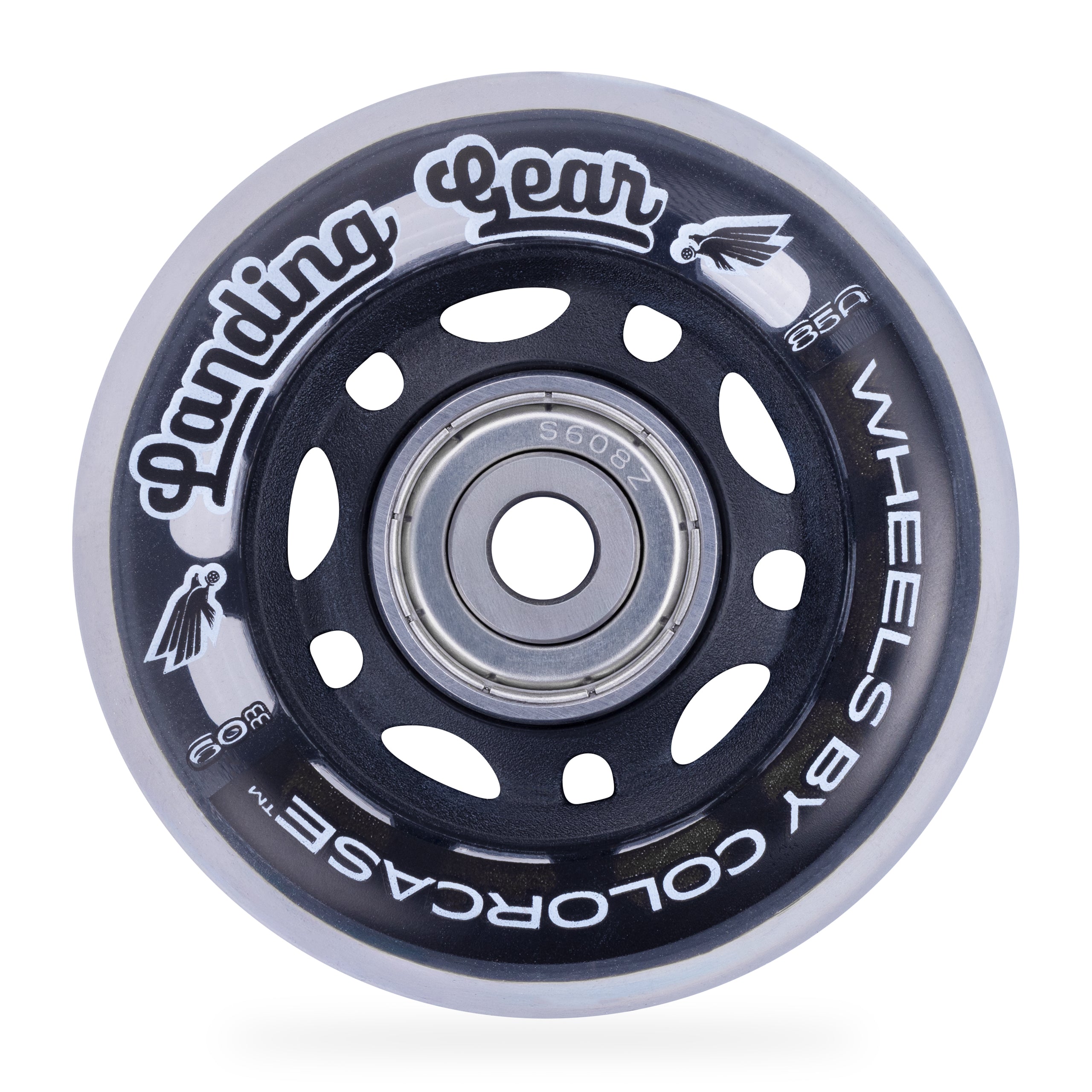 Black - ColorCase Landing Gear Wheels for Pelican Protector 1510 and 1560 Cases