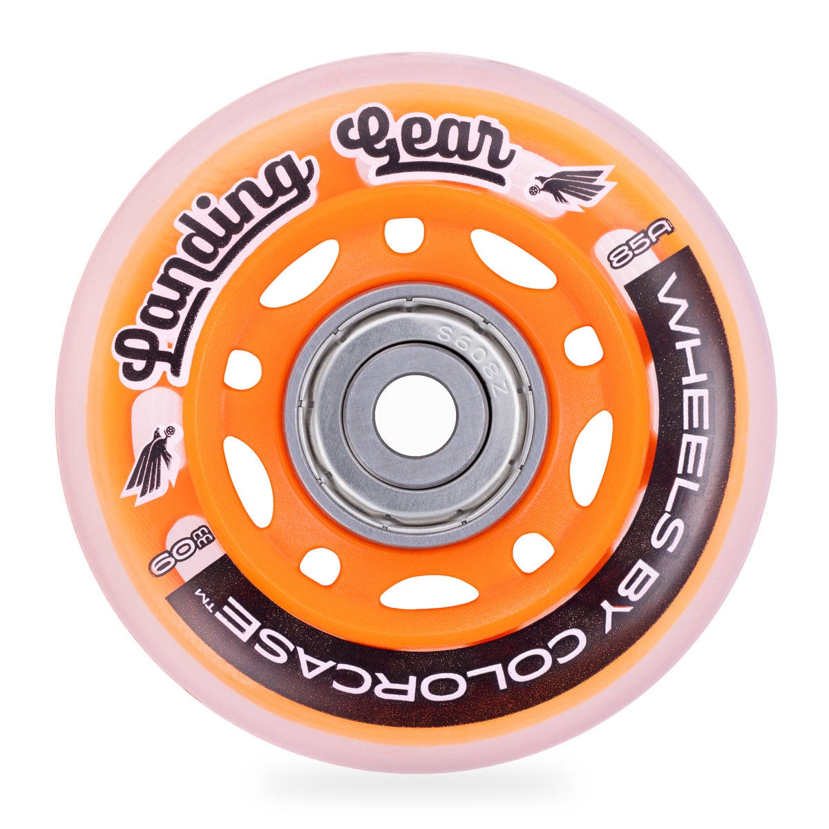 Profile of Orange Landing Gear Wheel for Pelican Case