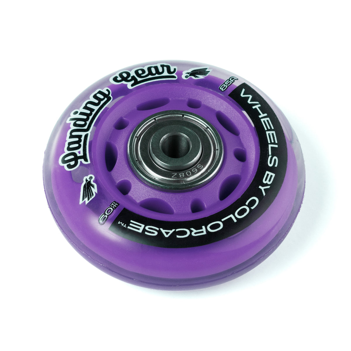 Purple - ColorCase Landing Gear Wheels for Pelican Protector 1510 and 1560 Cases
