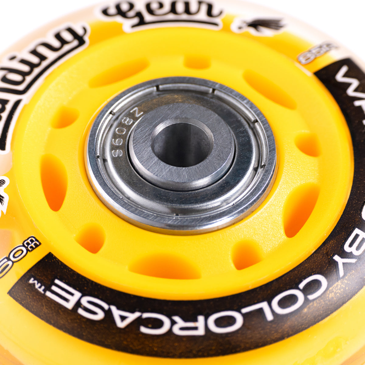 Yellow - ColorCase Landing Gear Wheels for Pelican Protector 1510 and 1560 Cases