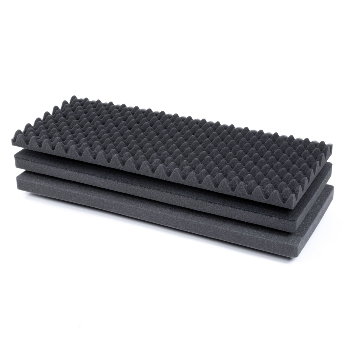 Pelican 1700 Replacement Foam Set (3 Pieces) - 1 Skinned Pluck, 1 Solid &amp; 1 Convoluted Lid Foam - 