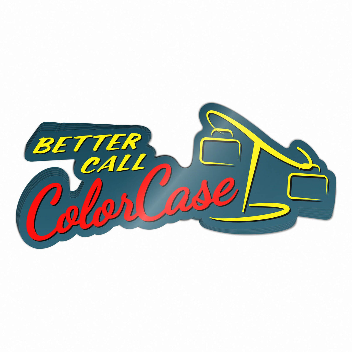 &quot;Better Call ColorCase&quot; Die Cut Sticker ColorCase 