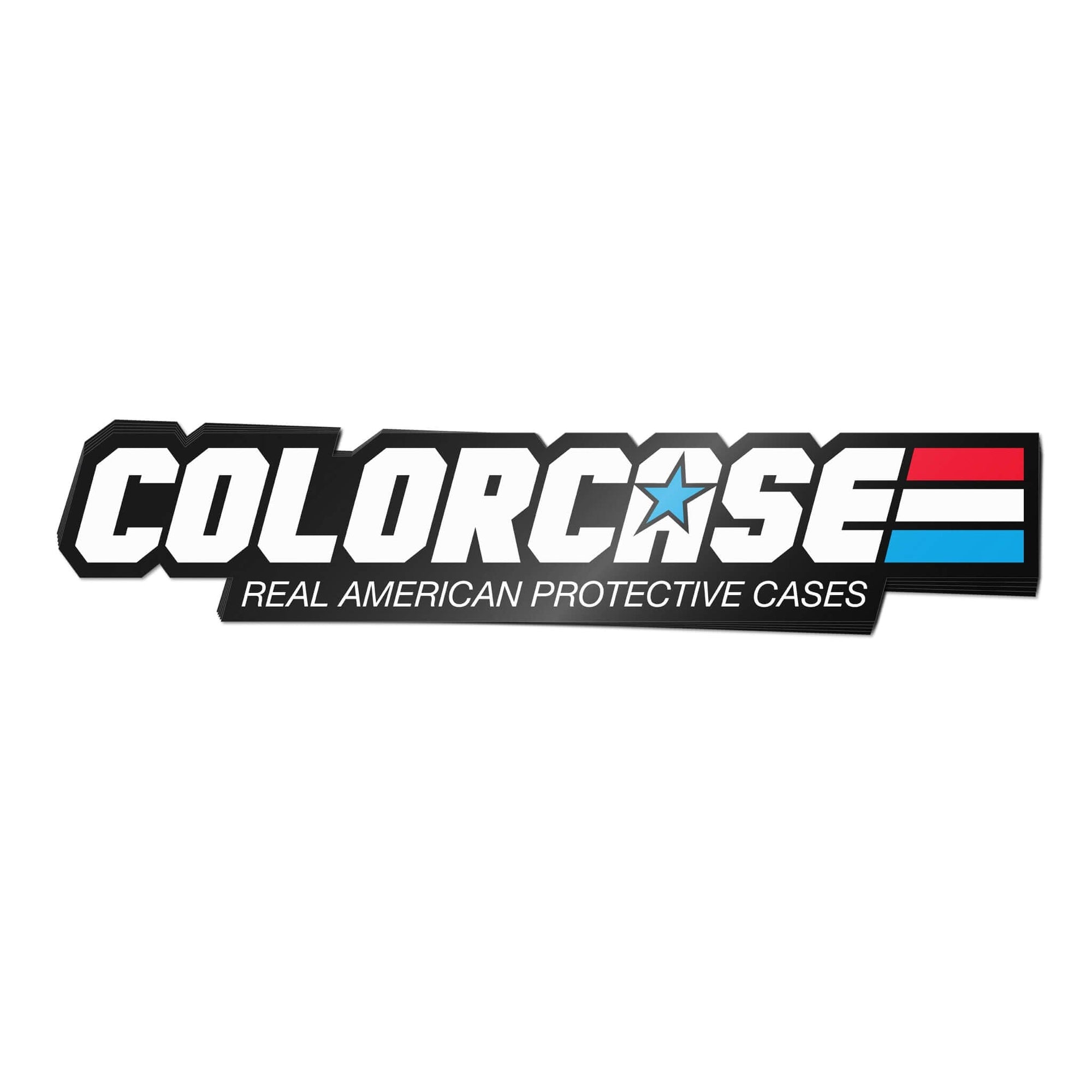 "Real American Protective Cases" ColorCase Die Cut Sticker ColorCase 