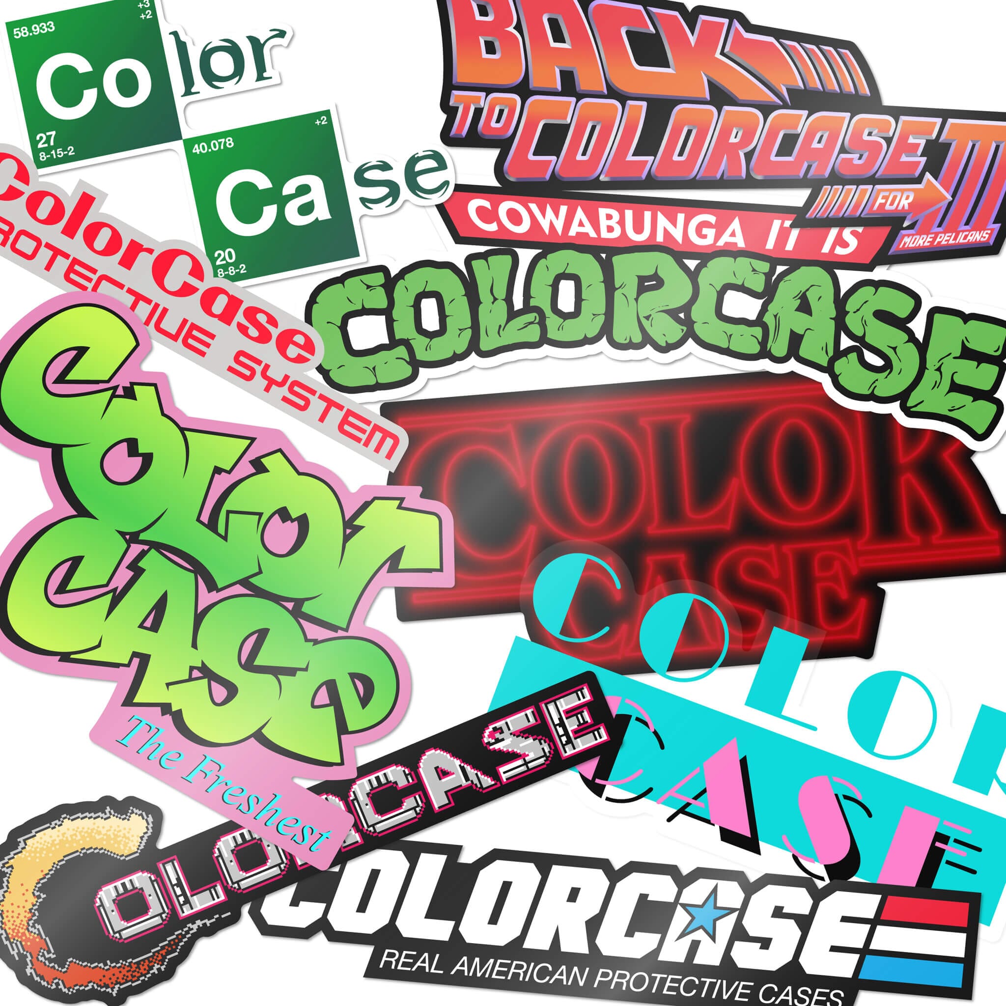 ColorCase Pop-Culture Sticker Pack ColorCase 
