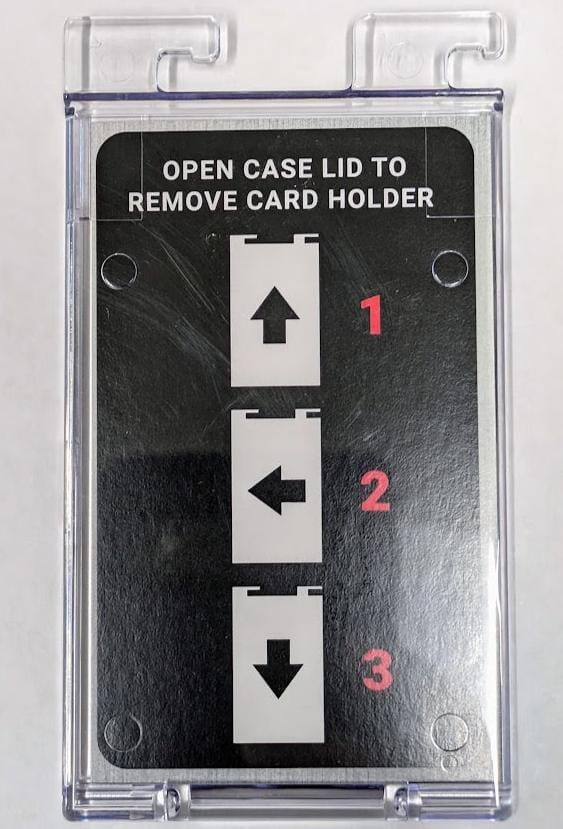 pelican graded card case Pelican Air Case Vertical Business Card Holder