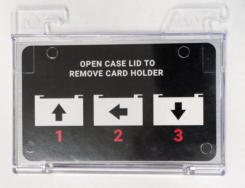 Pelican Air Case Horizontal Business Card Holder ColorCase 