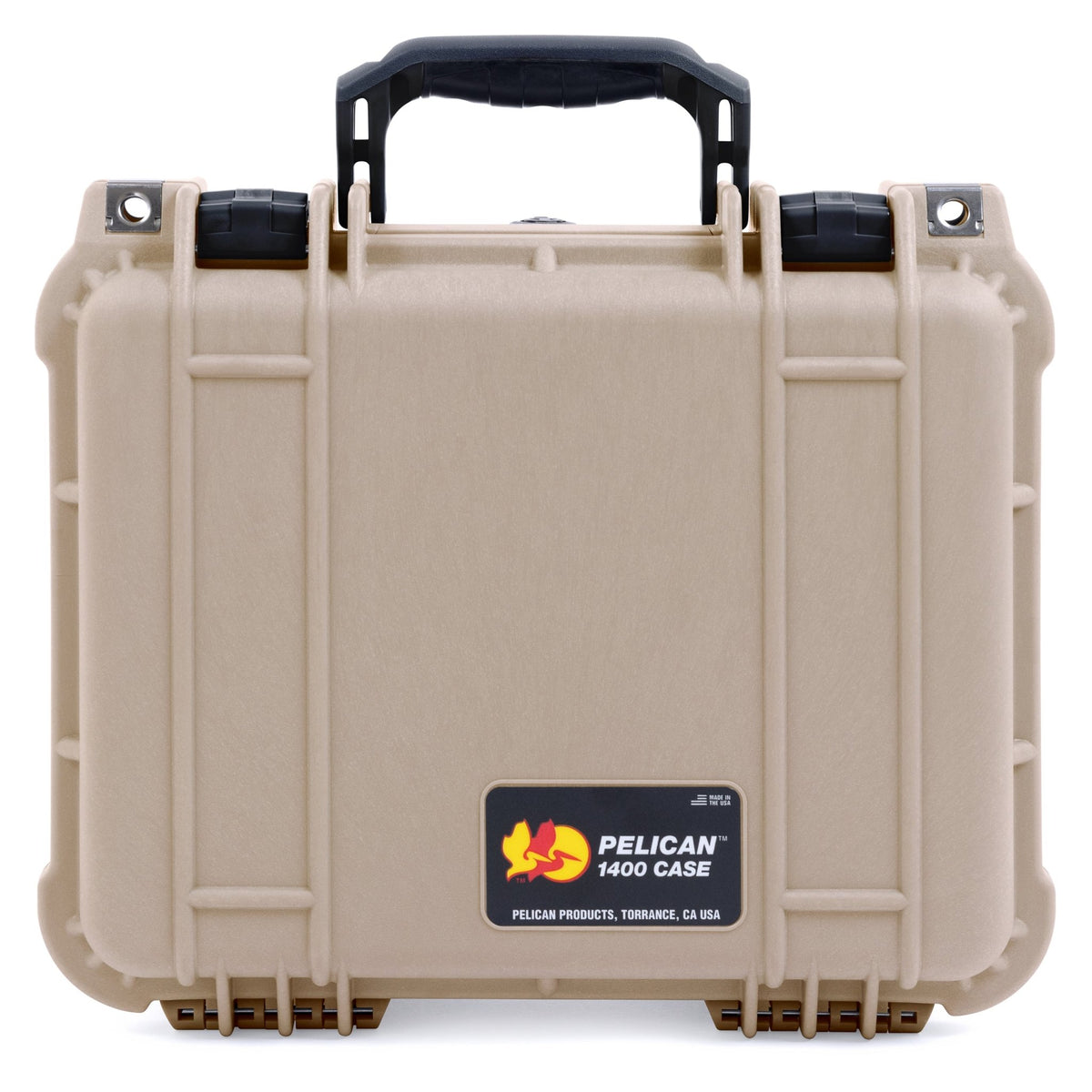 Pelican 1400 Case - Desert Tan &amp; Black - Empty
