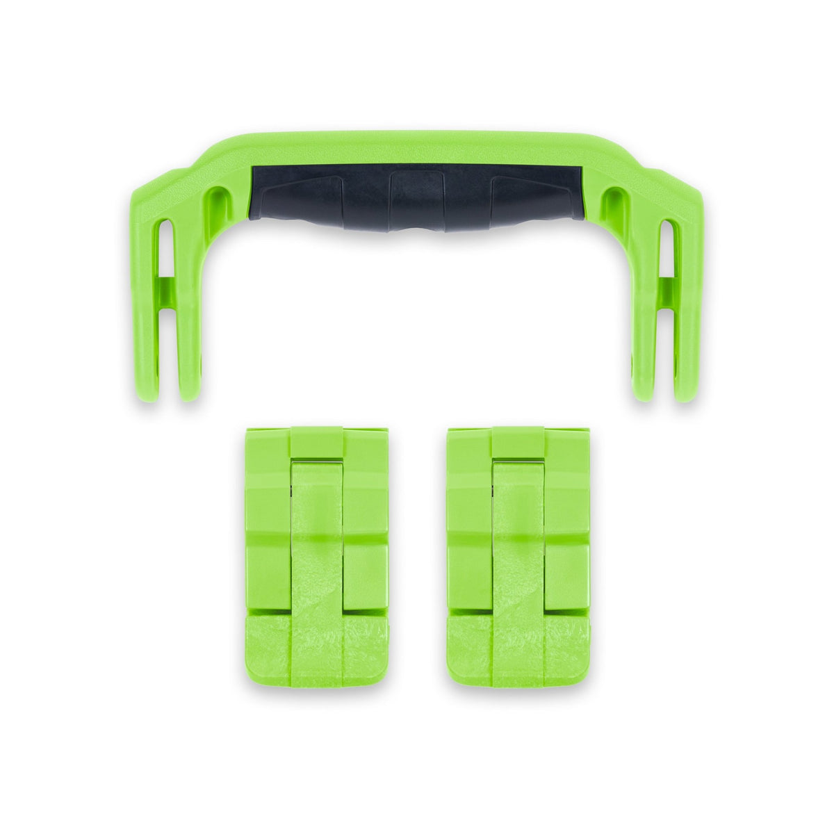 Pelican 1400 Replacement Handle &amp; Latches Set - Lime Green -