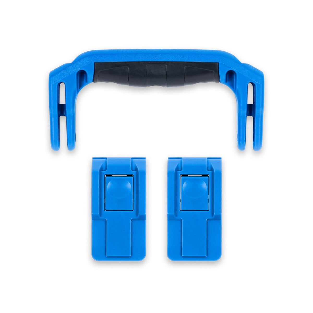Pelican 1400 Replacement Handle &amp; Latches Set - Blue (1 Handle, 2 Push-Button Latches) -