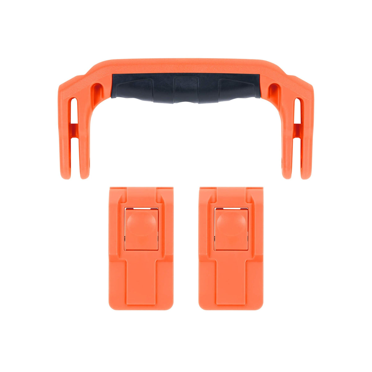 Pelican 1485 Air Replacement Handle &amp; Latch Set - Orange (1 Handle, 2 Latches) -