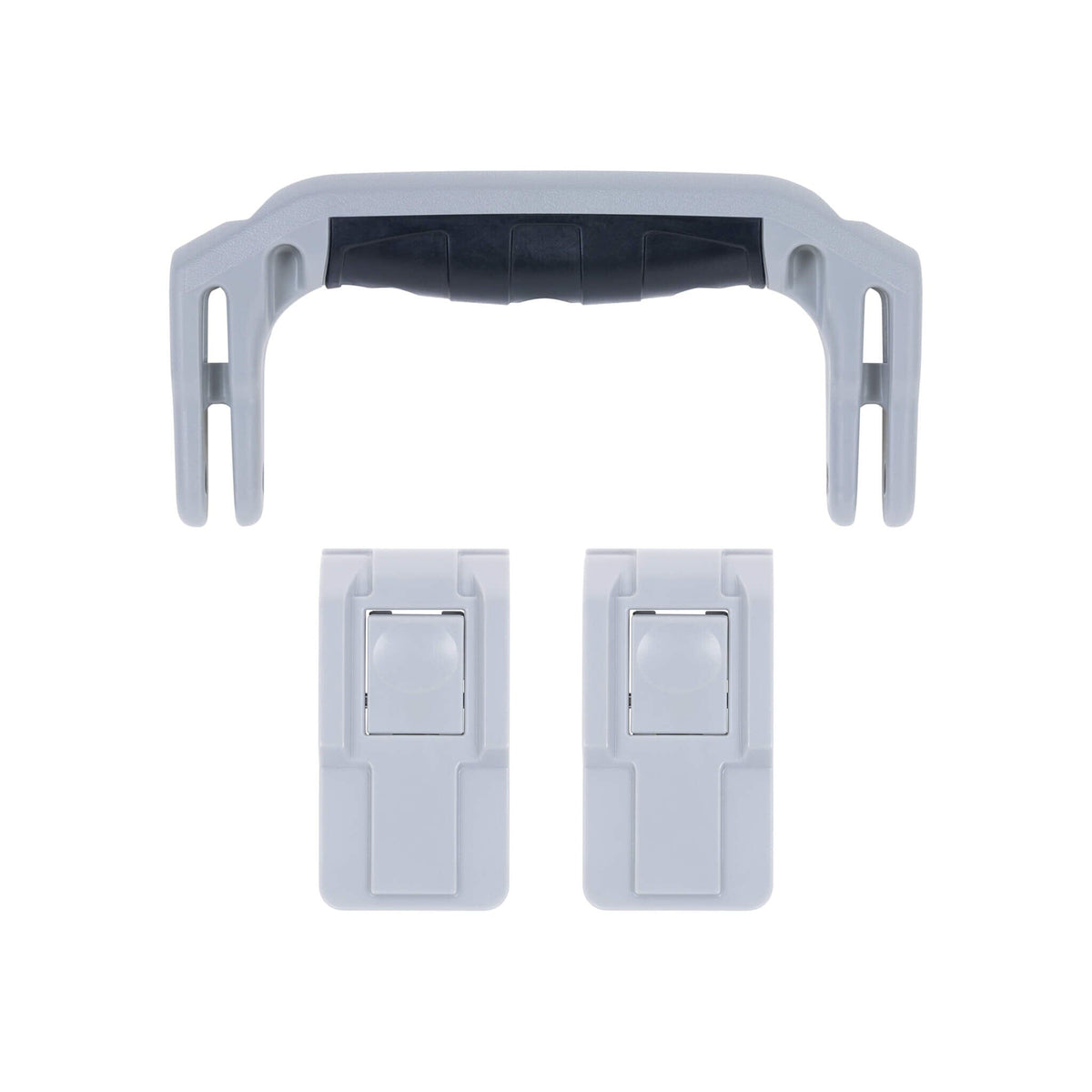 Pelican 1485 Air Replacement Handle &amp; Latch Set - Silver (1 Handle, 2 Latches) -