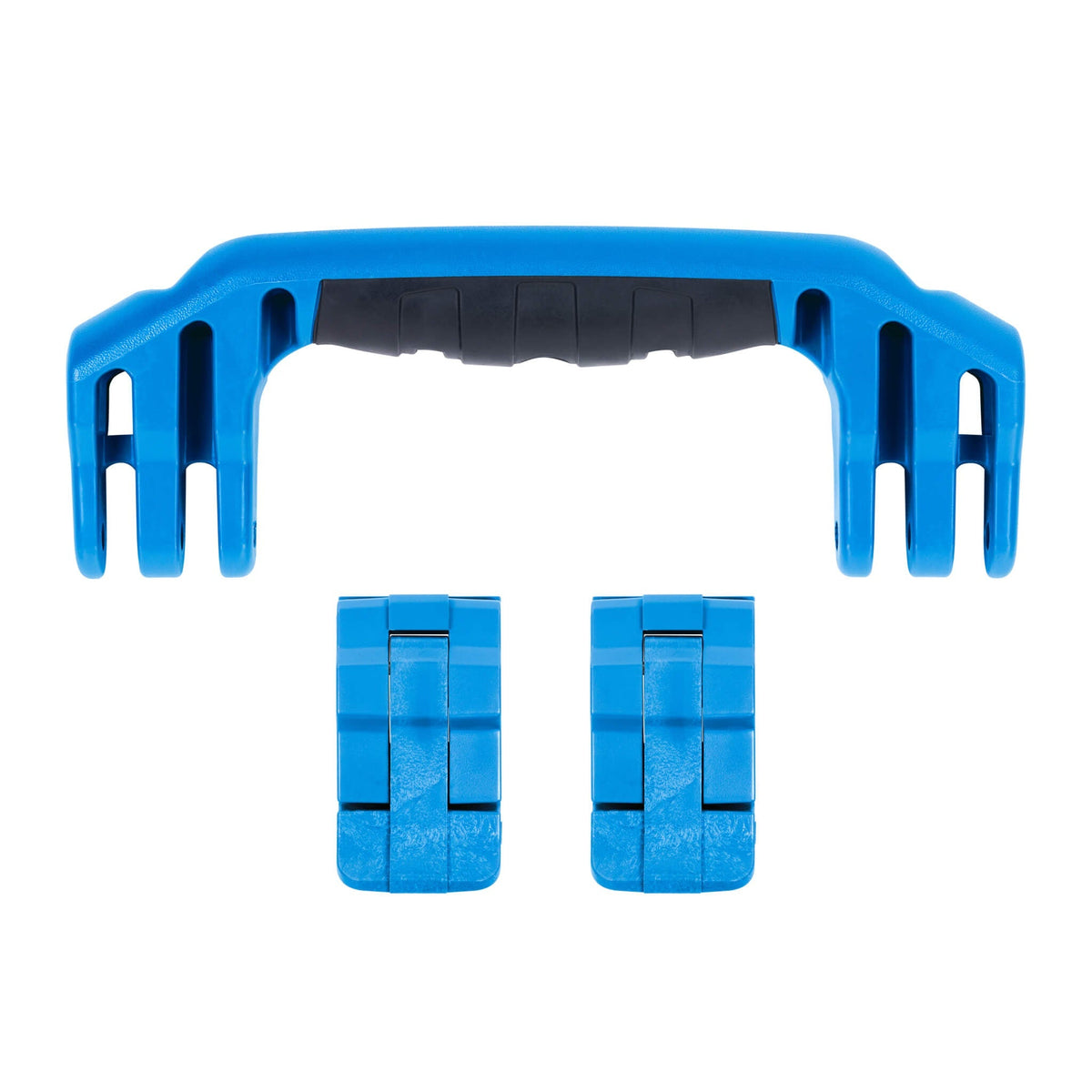 Pelican 1500 Replacement Handle &amp; Latch Set - Blue (1 Handle, 2 Standard Latches) -
