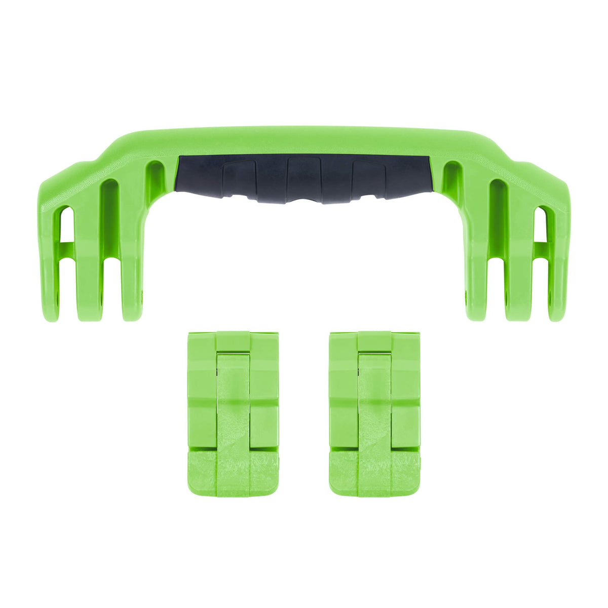 Pelican 1500 Replacement Handle &amp; Latch Set - Lime Green (1 Handle, 2 Standard Latches) -