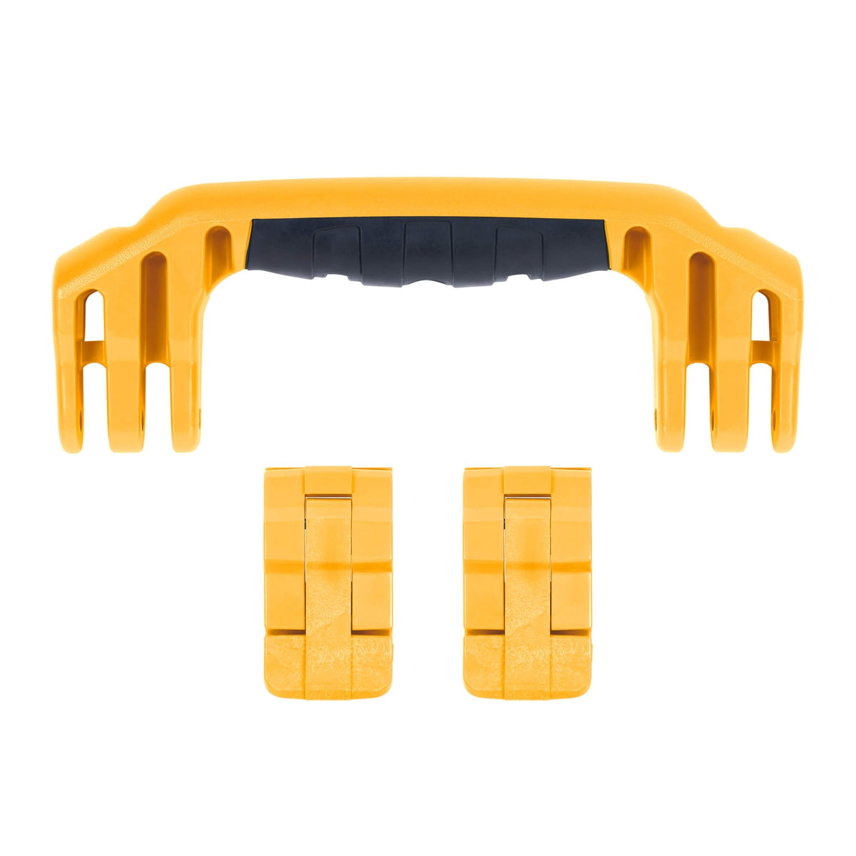Pelican 1500 Replacement Handle &amp; Latch Set - Yellow (1 Handle, 2 Standard Latches) -