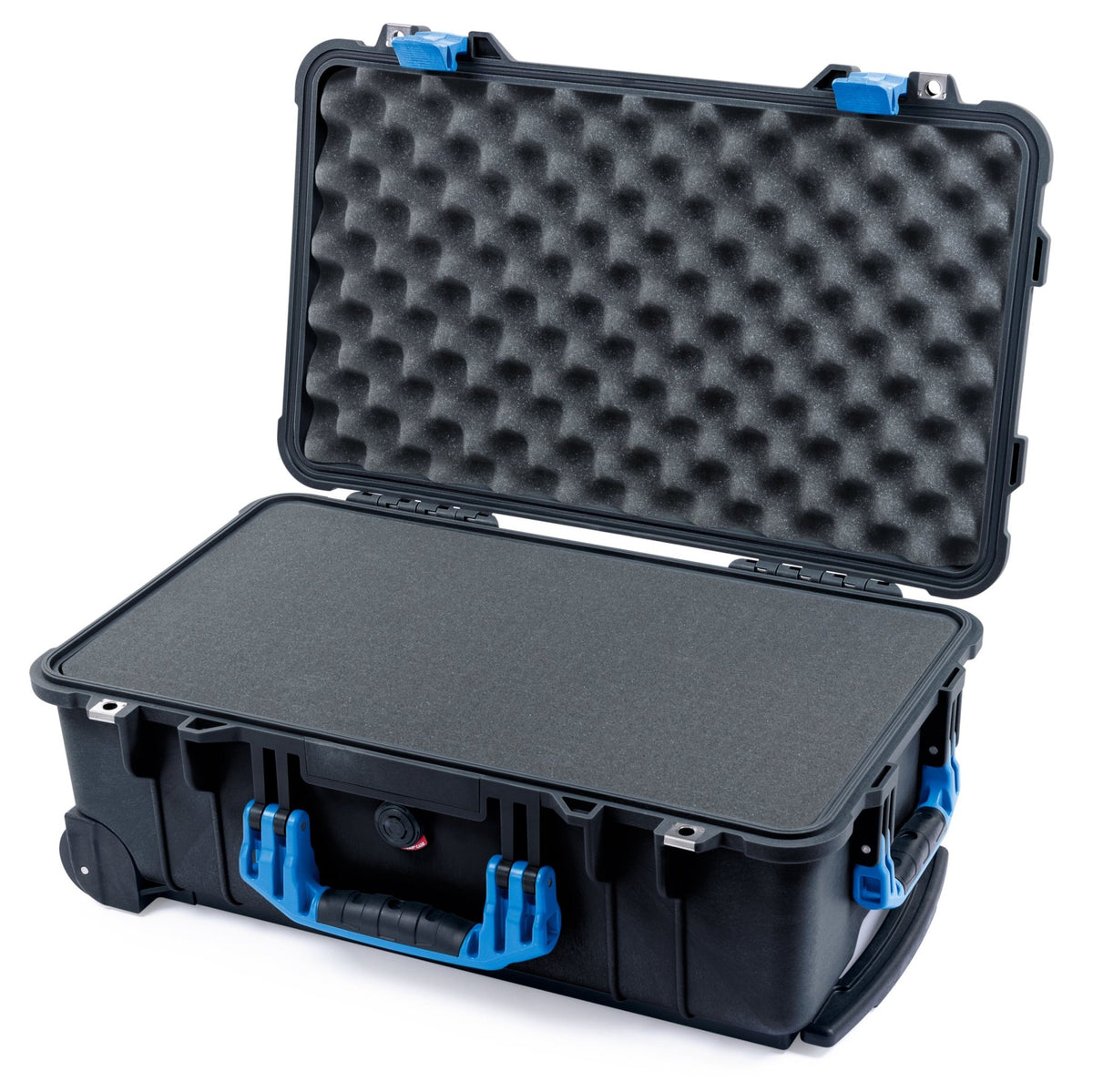 Pelican 1510 Case - Black &amp; Blue - Pick &amp; Pluck Foam / Convolute Lid Foam
