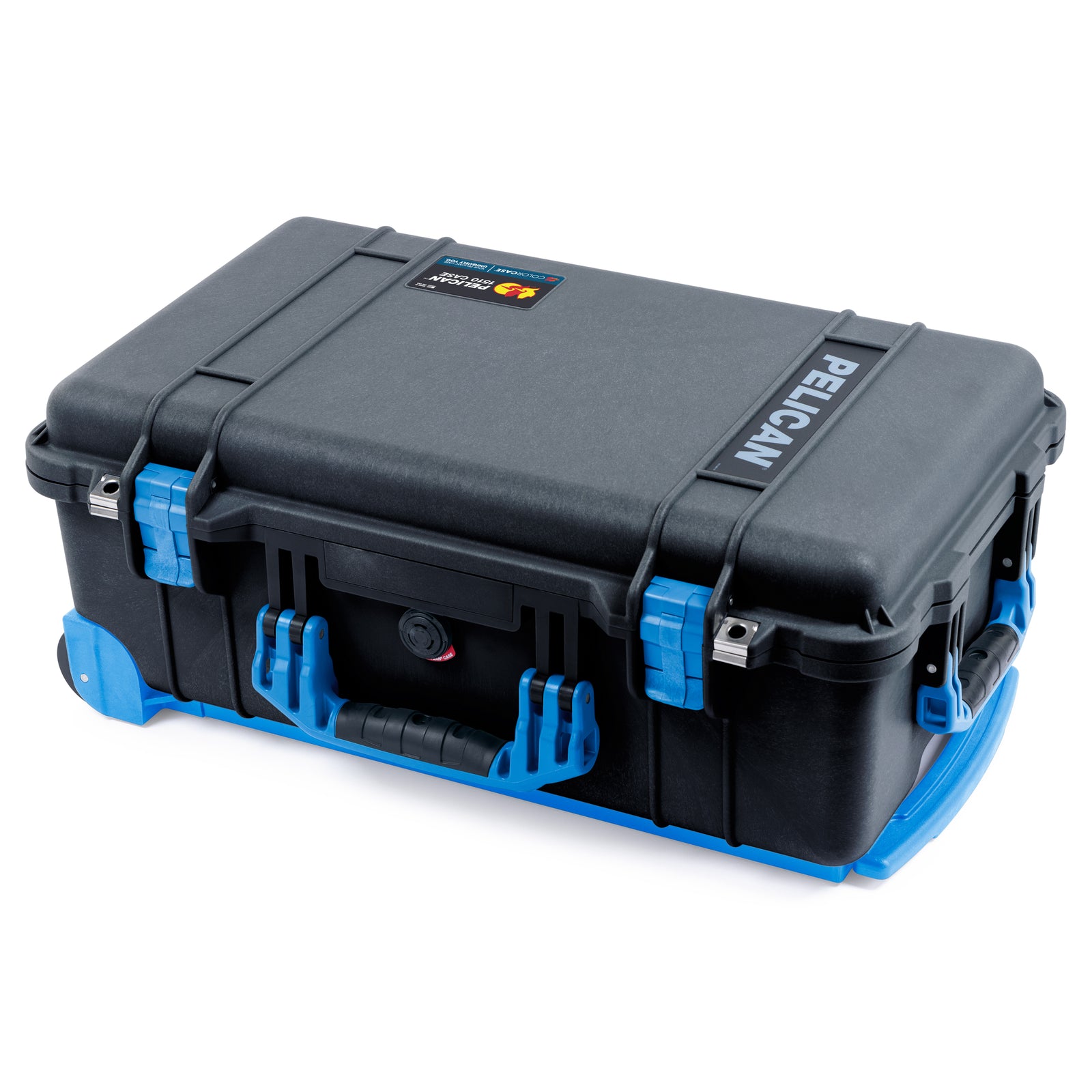 Pelican 1510 Case - Black & Blue Trolley