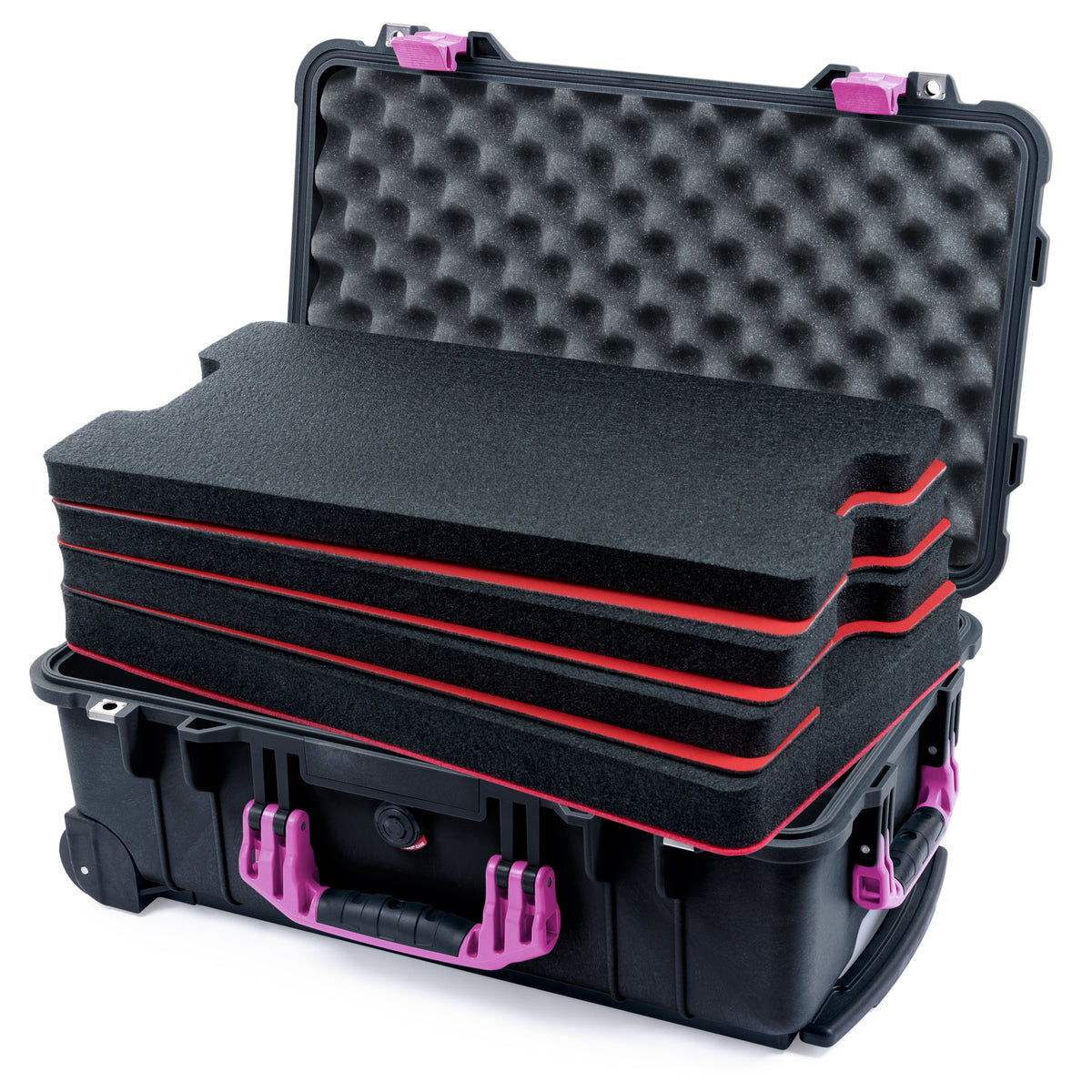 Pelican 1510 Case - Black & Magenta