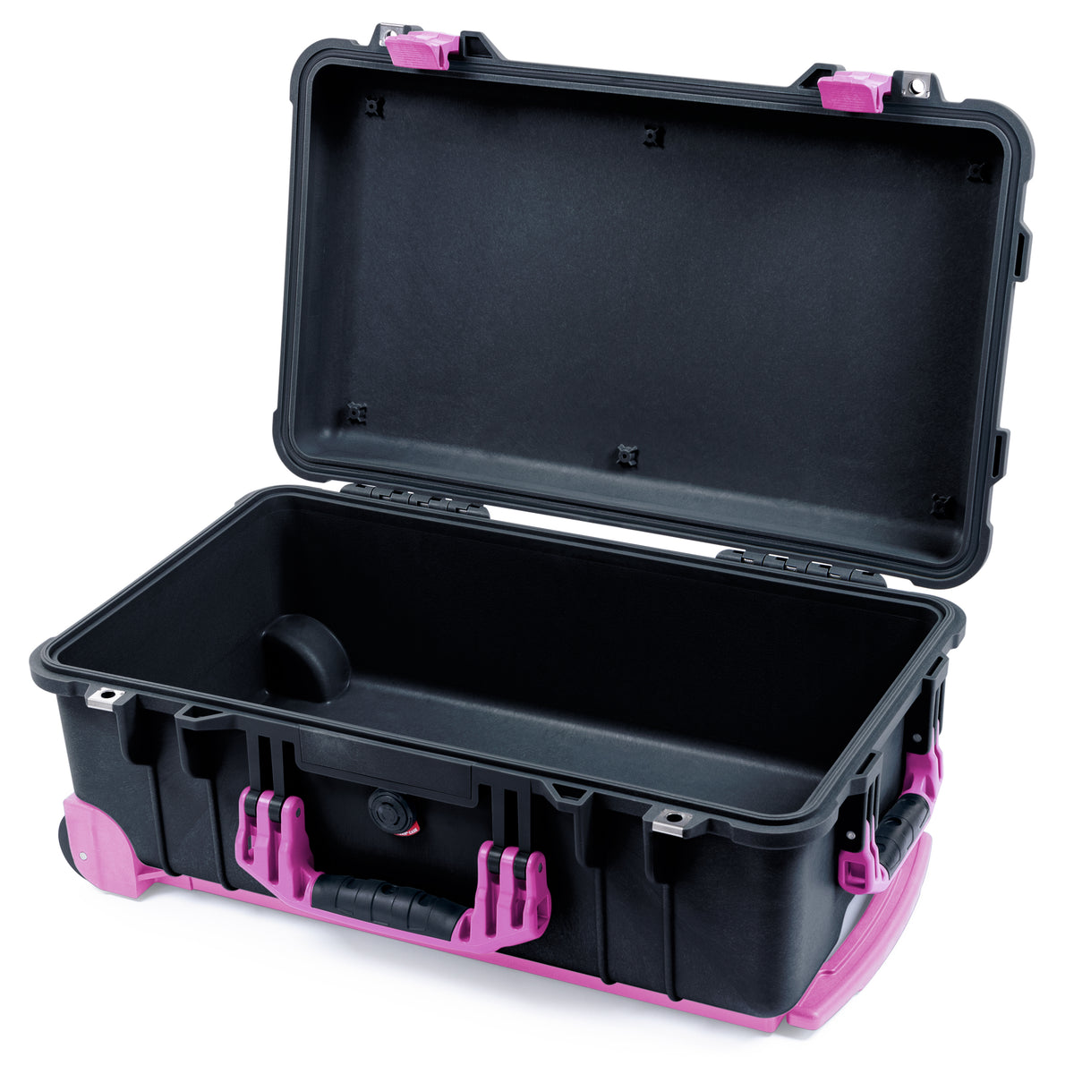 Pelican 1510 Case - Black & Magenta Trolley