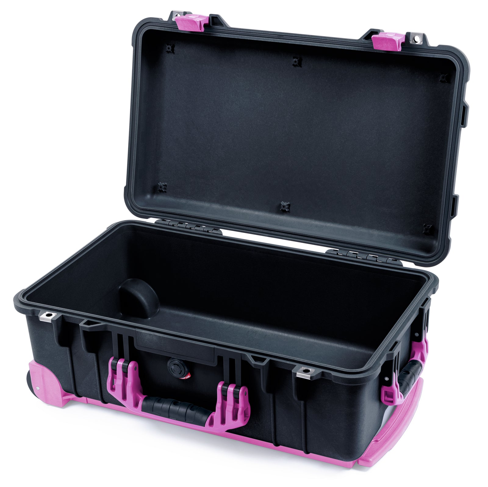 Pelican 1510 Case - Black & Magenta Trolley