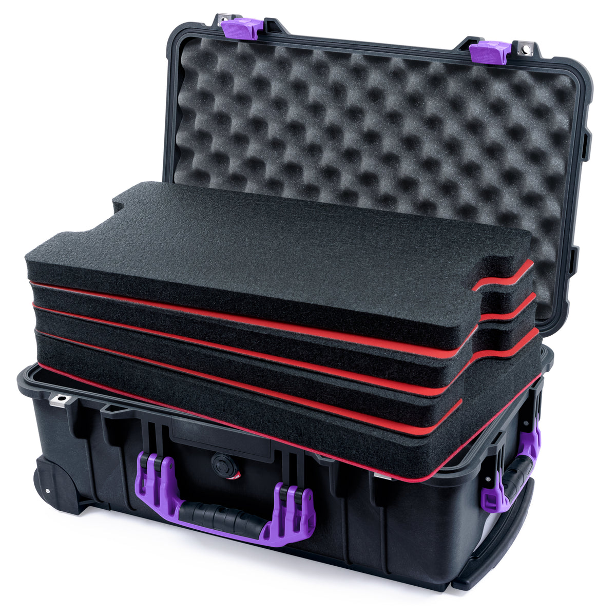Pelican 1510 Case - Black & Purple