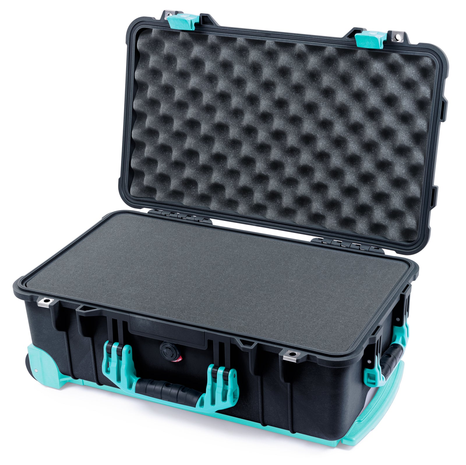 Pelican 1510 Case - Black & Teal Trolley