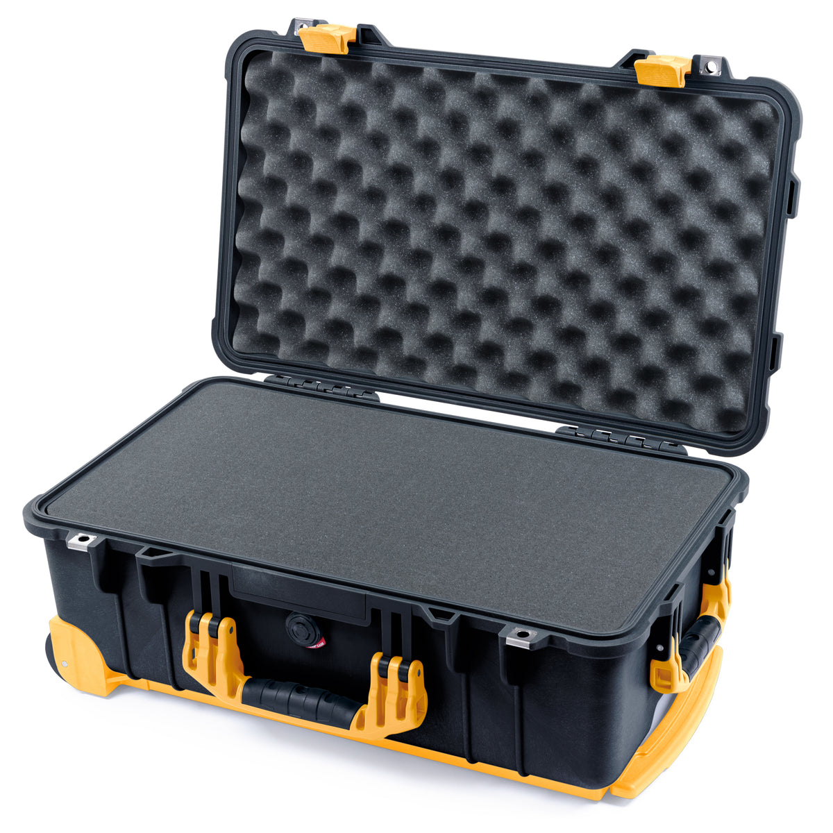 Pelican 1510 Case - Black & Yellow Trolley