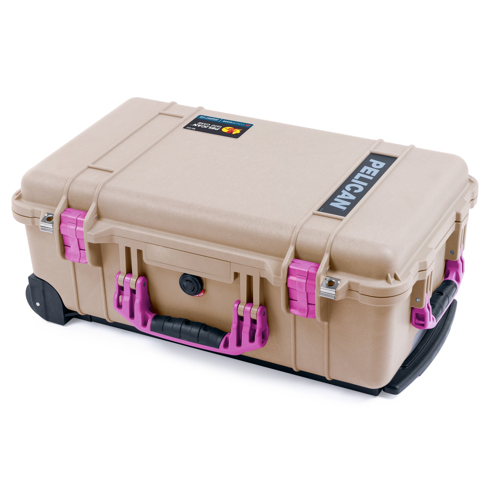 Pelican 1510 Case - Desert Tan & Magenta