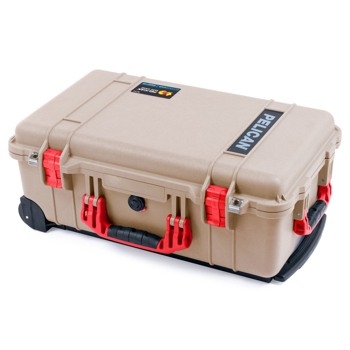 Pelican 1510 Case - Desert Tan &amp; Red - Empty (Case Only)